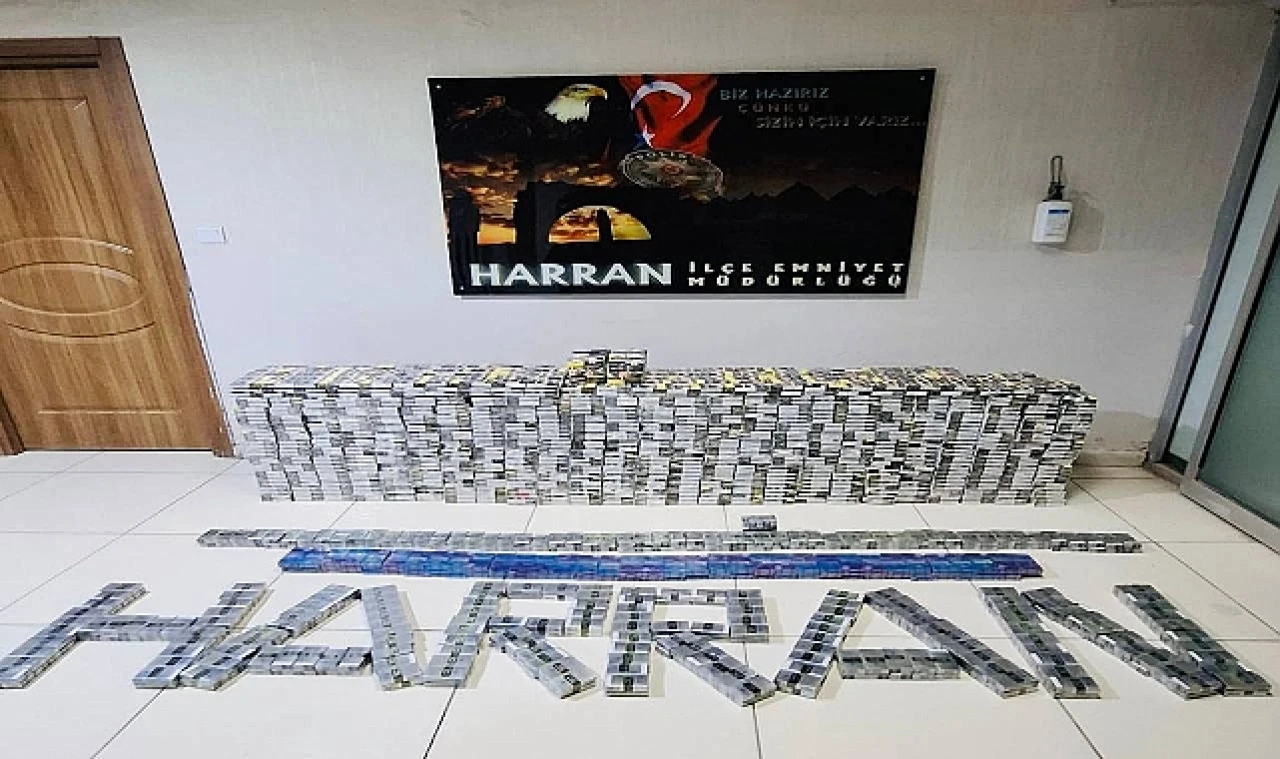Harran'da Kaçak Sigara Operasyonu!
