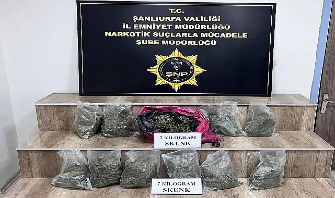 Urfa'da Narkotik Operasyon
