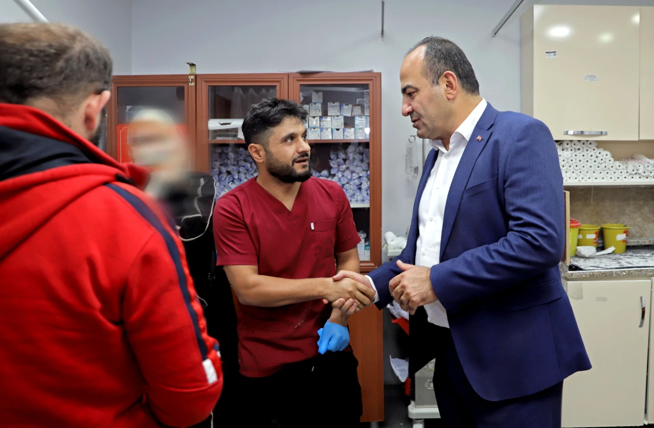 İl Sağlık Müdürü Dr. Erhan Berk’ten Balıklıgöl Devlet Hastanesi’ne Gece Denetimi
