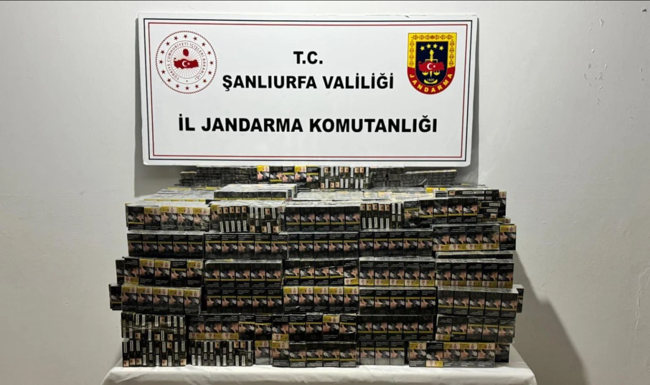 Şanlıurfa’da Kaçak Sigara Operasyonu