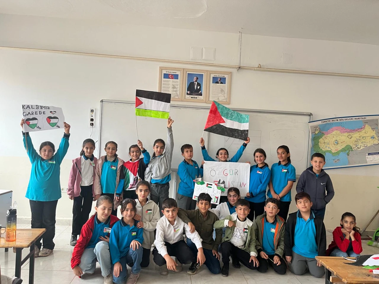 Ceylanpınar’da Okullardan Gazze’ye Anlamlı Destek