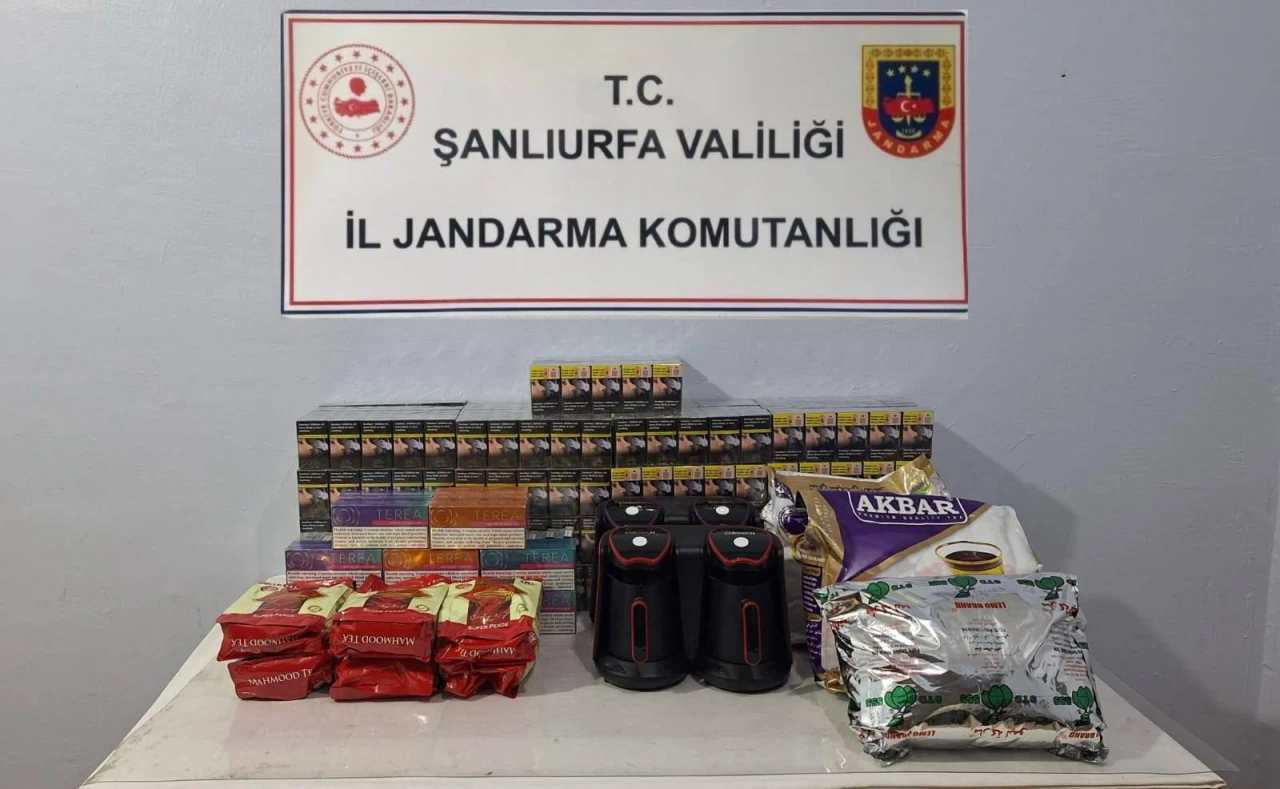 Viranşehir’de Kaçak Tütün ve Alkol Operasyonu
