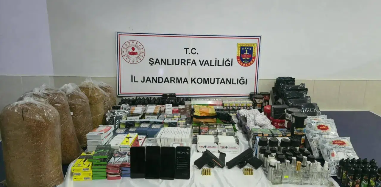Şanlıurfa’da Kaçakçılık Operasyonu