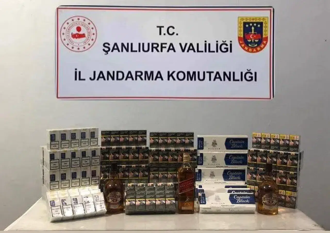 Şanlıurfa’da Tütün ve Alkol Kaçakçılığına Geçit Yok