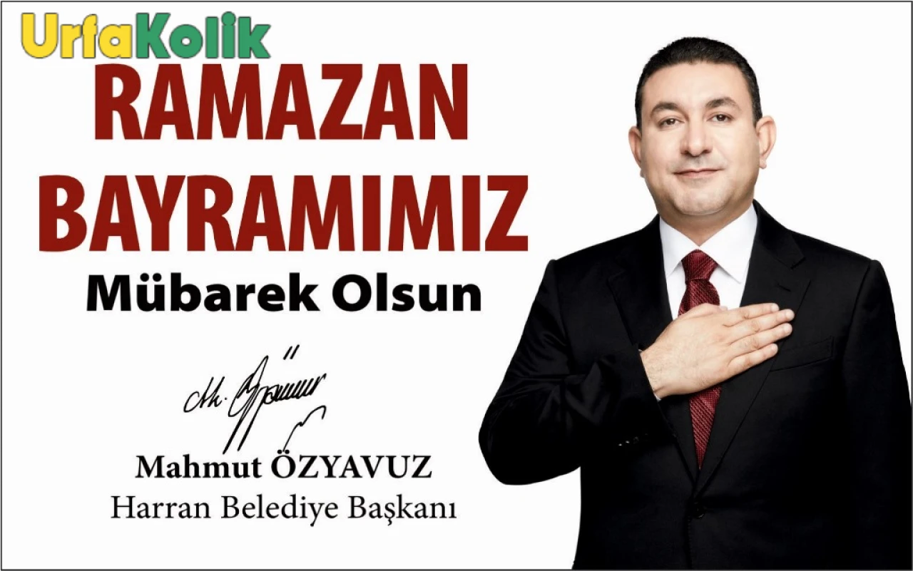 BAŞKAN ÖZYAVUZ’UN RAMAZAN BAYRAMI MESAJI