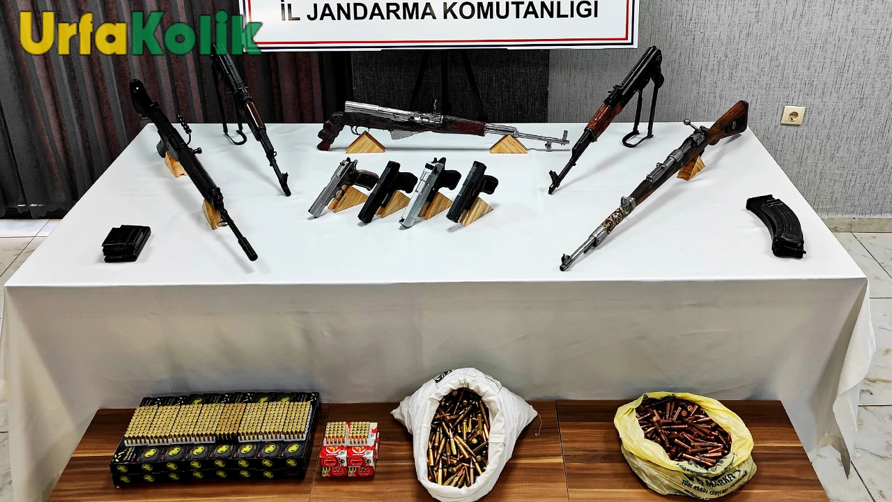Şanlıurfa'da yapılan operasyonda silah kaçakçılığına büyük darbe vuruldu!