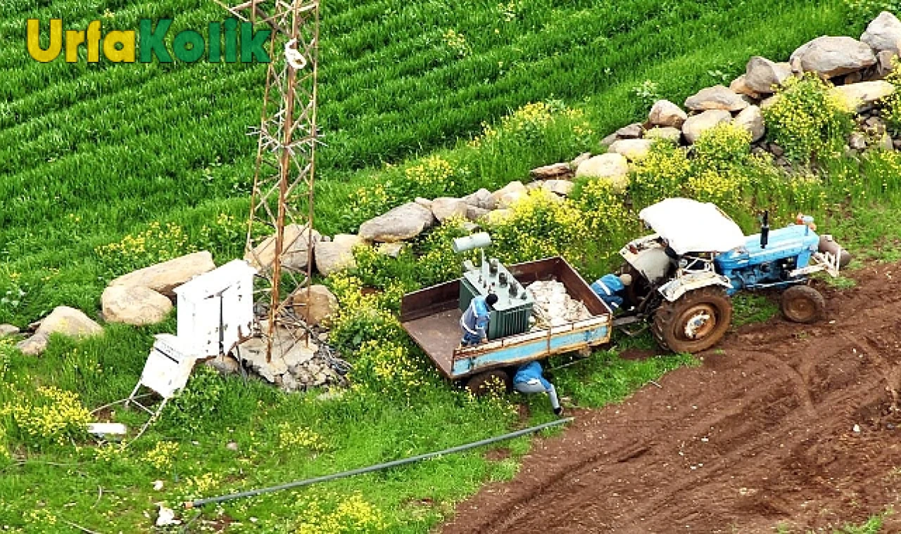 Dicle Elektrik, Siverek'te drone ile yapılan operasyonda 9 kaçak trafo tespit etti.