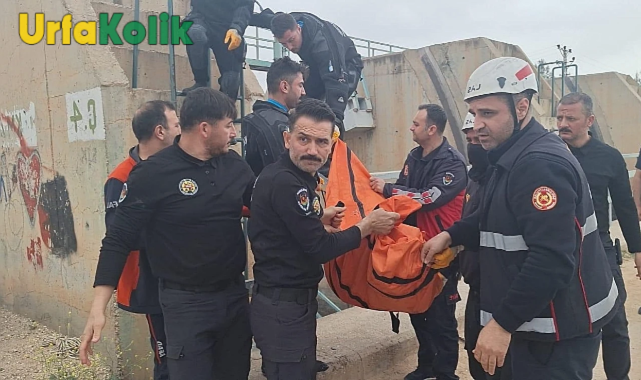 Şanlıurfa'da sulama kanalında bulunan kadın cesedi olay yeri inceleme ekipleri tarafından inceleniyor.