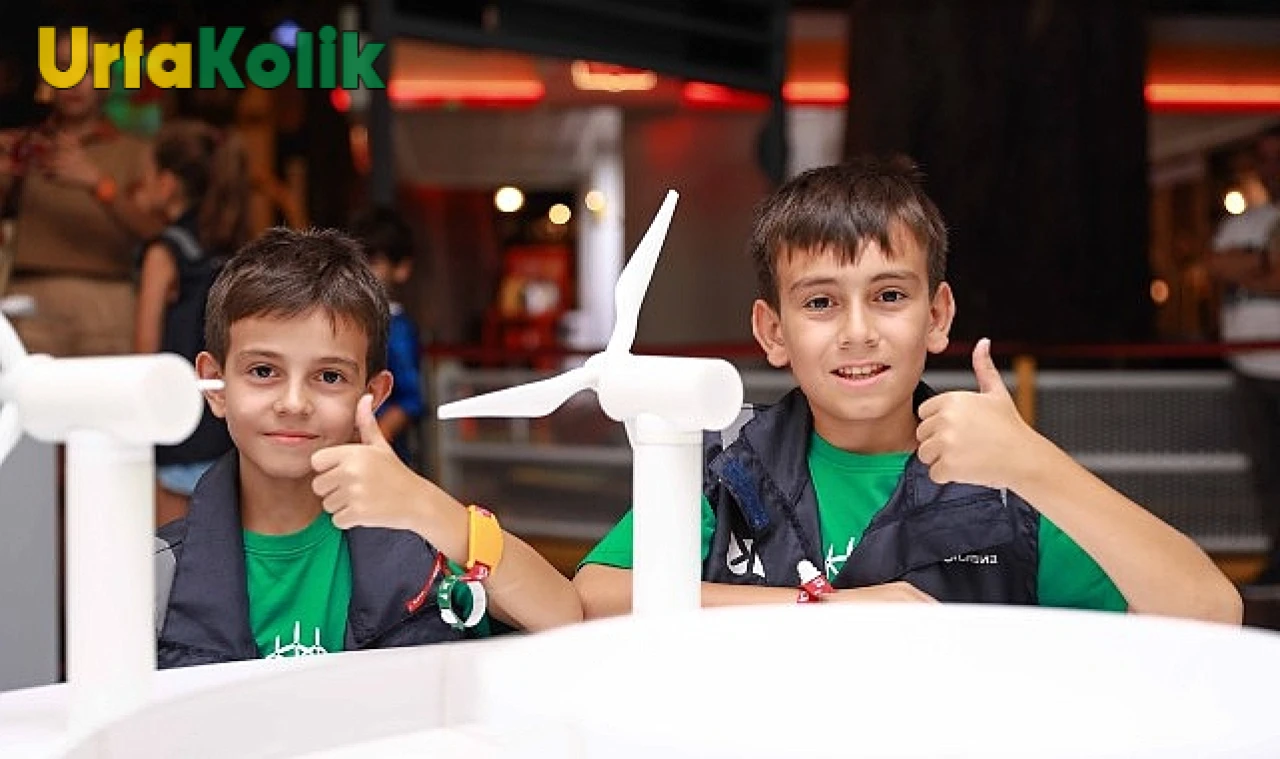Çocukların Hayalleri, 23 Nisan'da Yenilenebilir Enerji Boyama Atölyesi'nde Renklendi