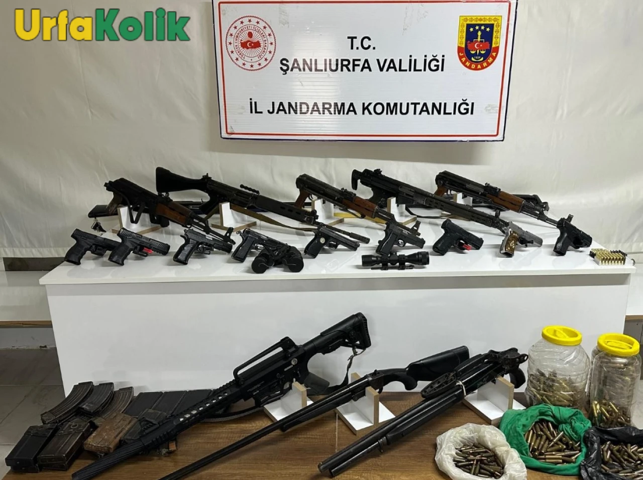 ŞANLIURFA’DA SİLAH KAÇAKÇILARINA OPERASYON