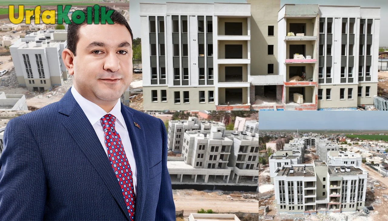 HARRAN'DA TOKİ KONUT VE İŞ YERİ İNŞAATLARINDA SONA GELİNDİ