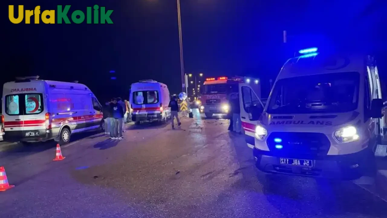 Kaza sonucu duble yolda meydana gelen çarpışmada 1 kişi ağır, 7 kişi yaralandı.