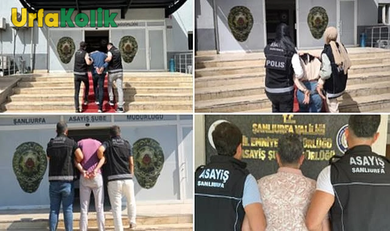 Şanlıurfa'da Firari Şahıslara Yönelik Gerçekleştirilen Operasyonda 12 Zanlı Tutuklandı