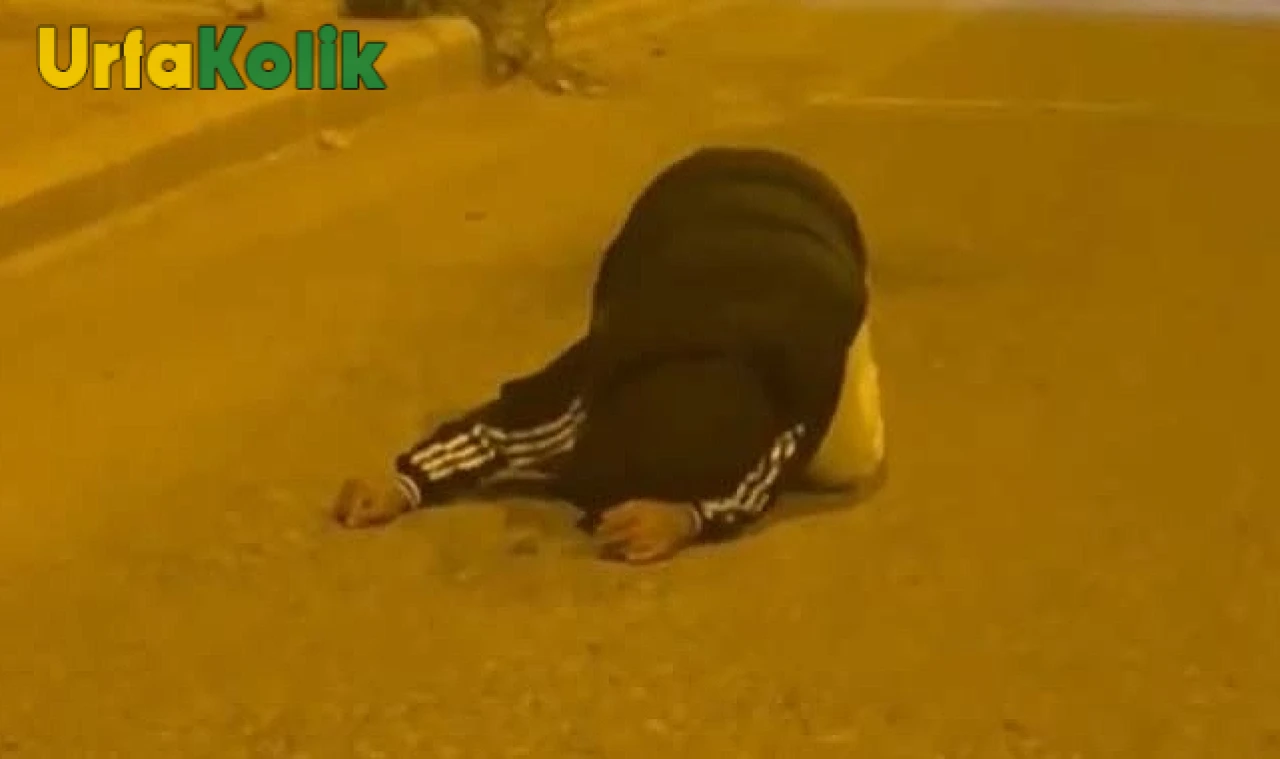 Şanlıurfa'da Uyuşturucu Kullanan Genç, Cadde Üzerinde Panik Atağa Yakalandı!