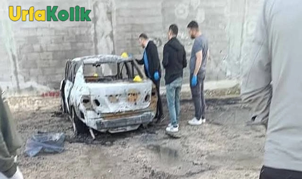 Suruç'ta Park Halindeki Araç Yangınla Kül Oldu