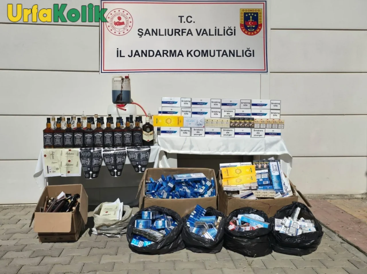 Şanlıurfa'da Tütün ve Alkol Kaçakçılarına Yönelik Büyük Operasyon!