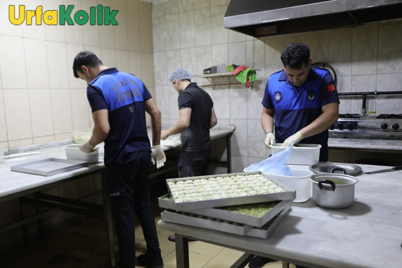 Haliliye Belediyesi, tatlı ve şekerleme satış noktalarında sıkı denetim başlattı.