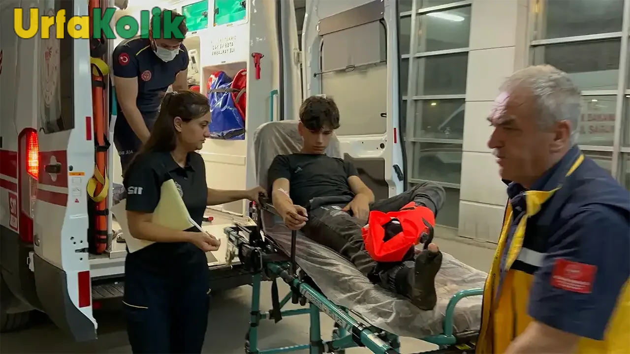 Adıyaman'da bir genç motosiklet kazası geçirdi!