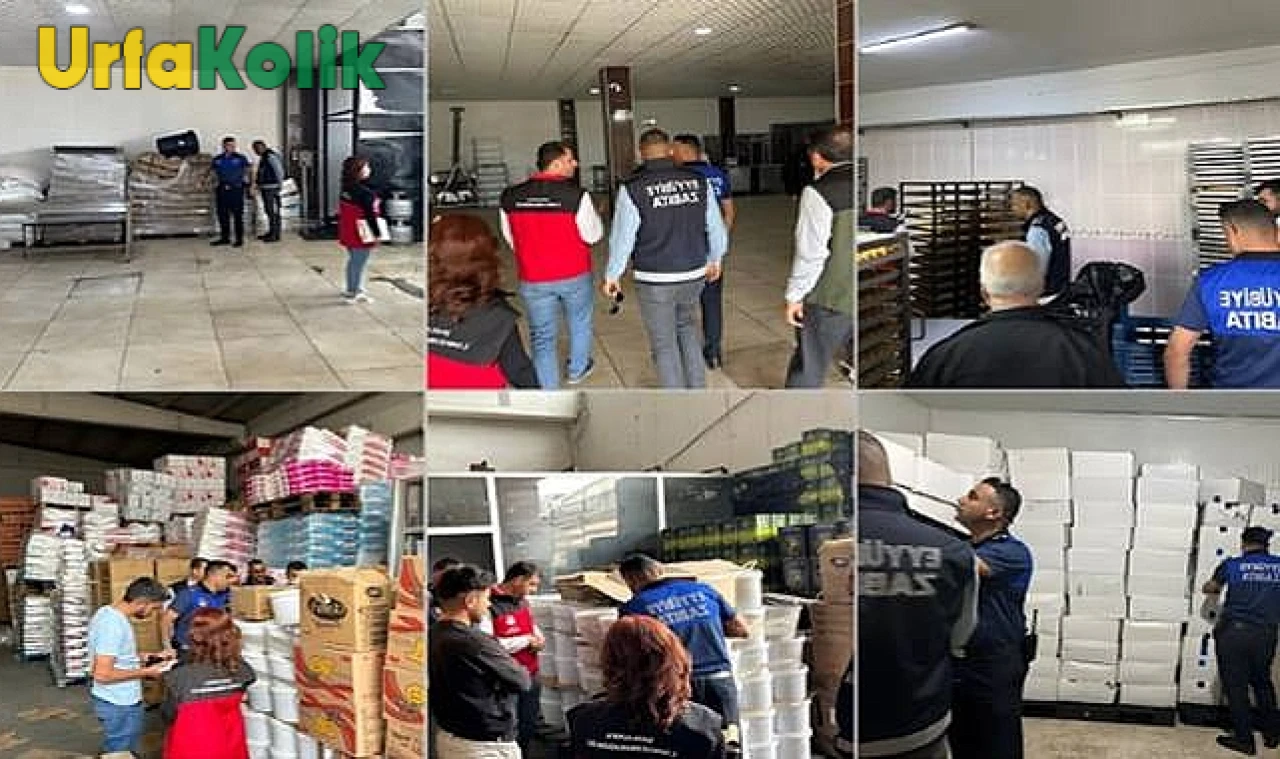 Şanlıurfa'da Hijyen Kontrolü Sonucu Kural İhlali Yapan İşletmeye Para Cezası Verildi