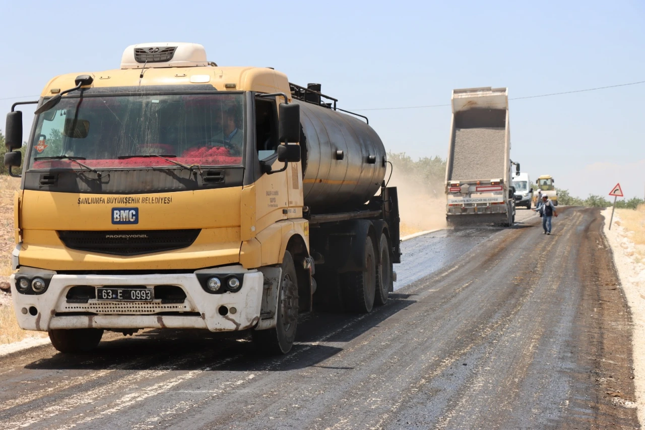Şanlıurfa Büyükşehir’den Hilvan’a Yeni Asfalt Yol