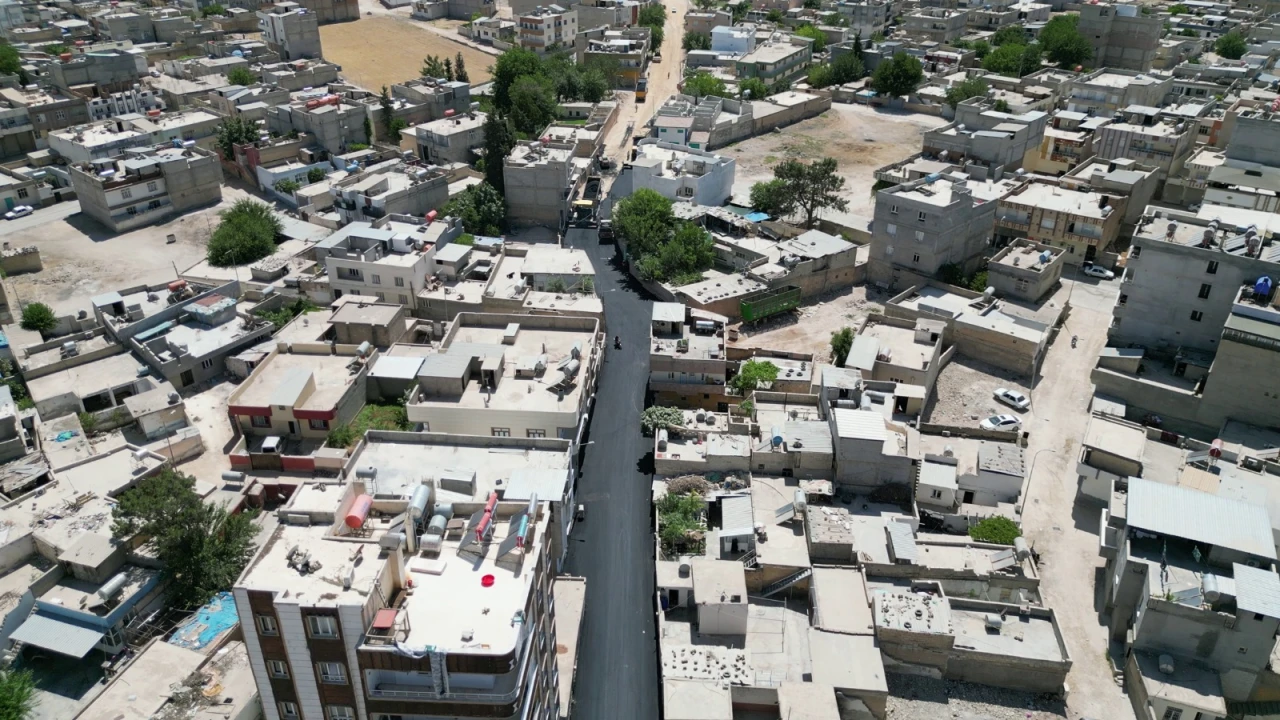 Suruç Tilal Caddesi Sıcak Asfalta Kavuştu