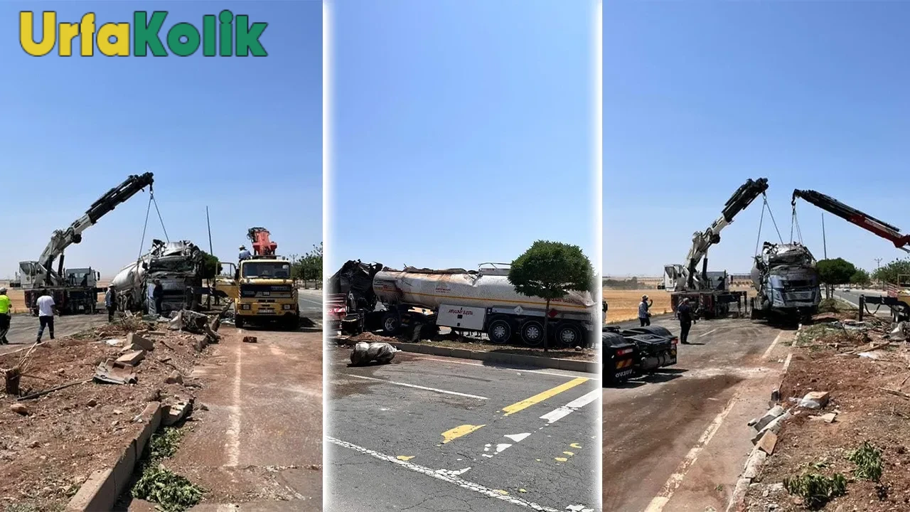 Hilvan'da Yakıt Tankeri Devrildi: 1 Yaralı!