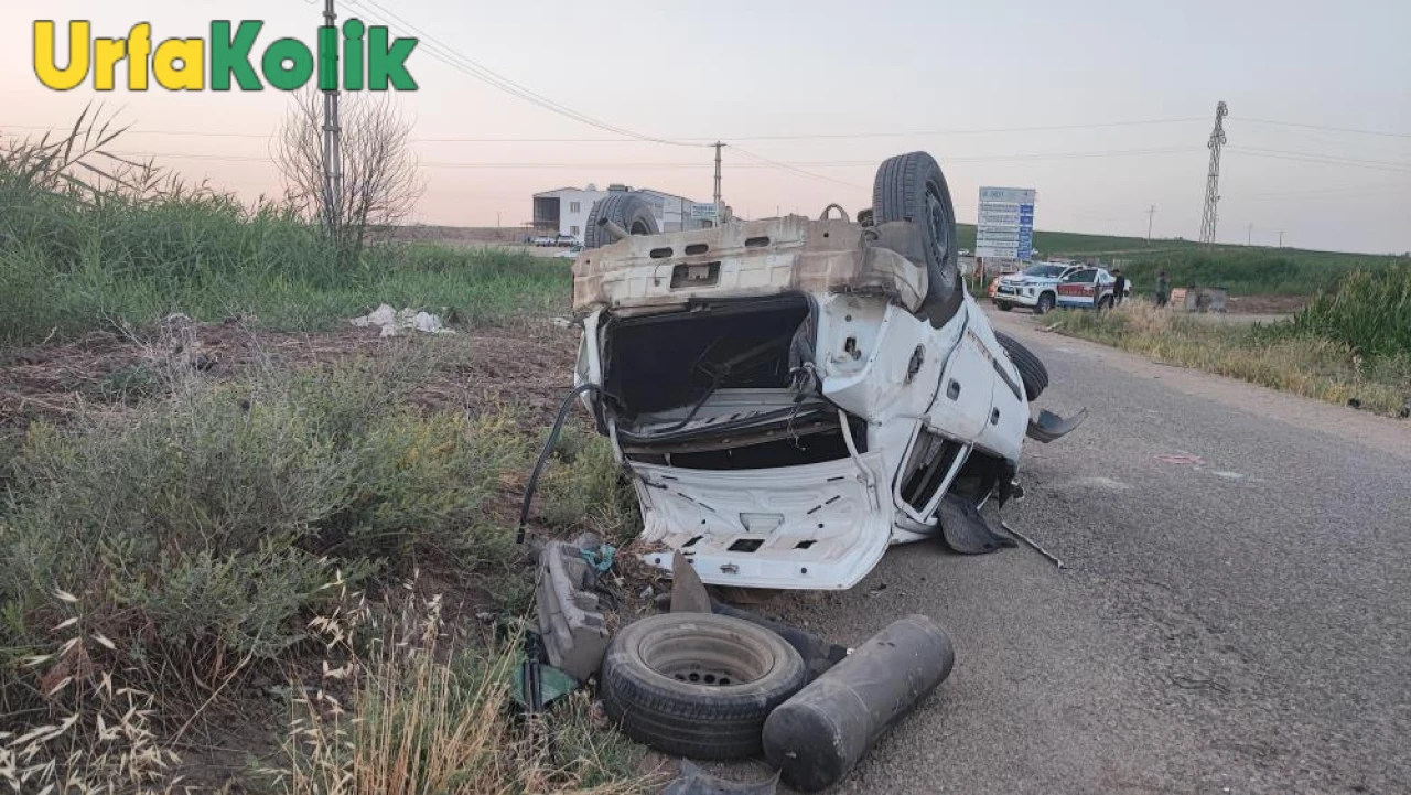 Diyarbakır'ın Bismil ilçesinde otomobil devrildi: 1 ölü, 4 yaralı!