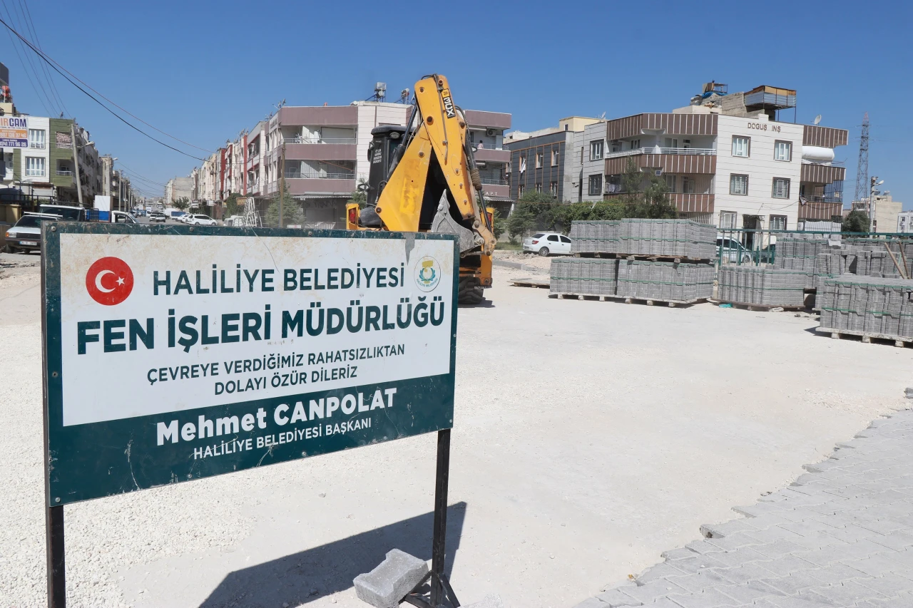 Haliliye’de Üstyapı Çalışmaları Devam Ediyor