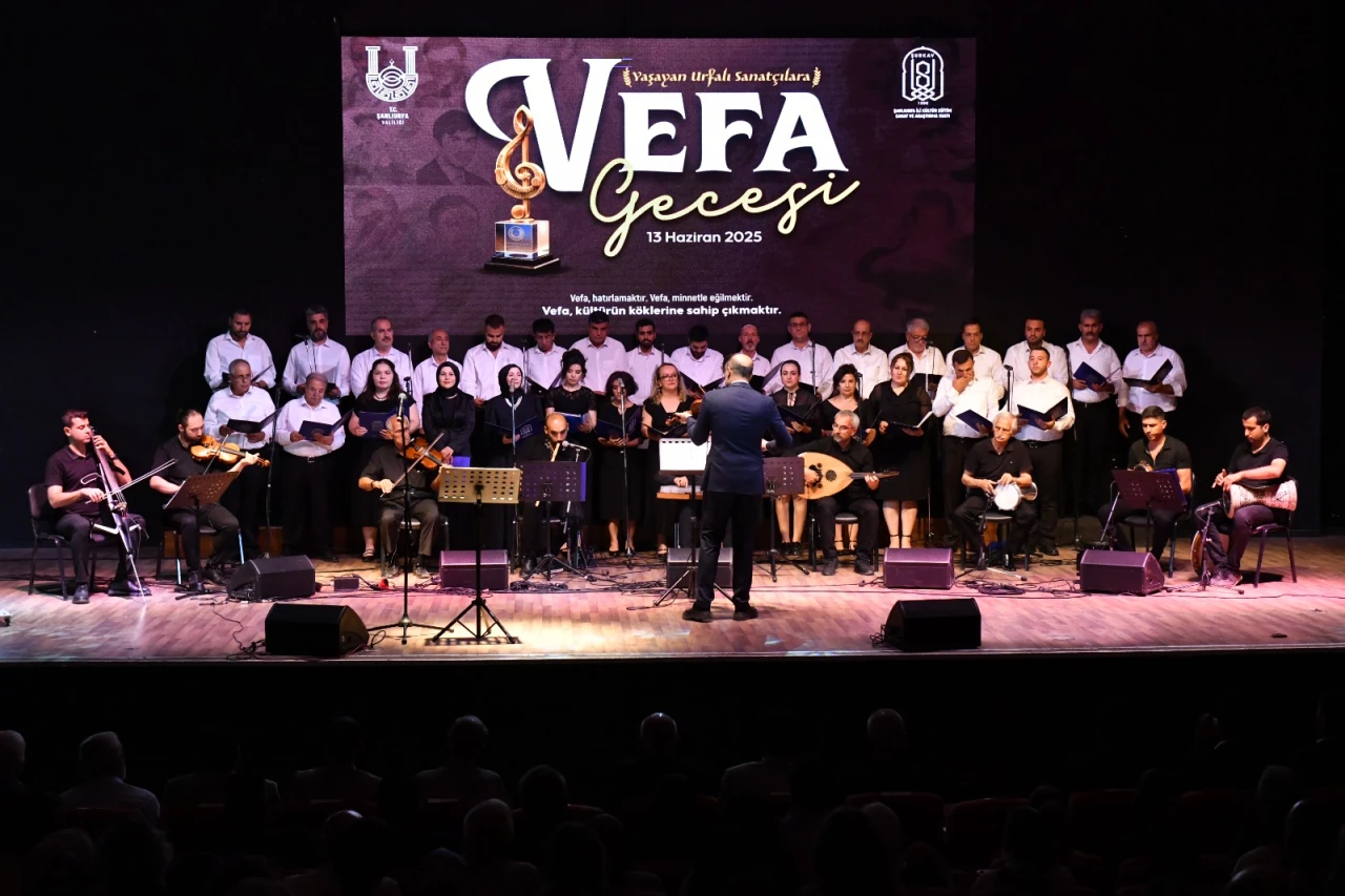 "ŞURKAV’dan Urfalı Sanatçılara Vefa Gecesi"