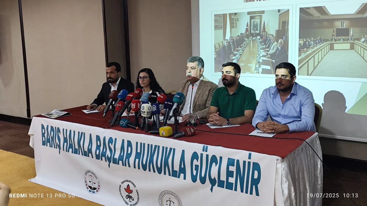 Urfa Barosundan Silah Bırakma Sürecine Destek