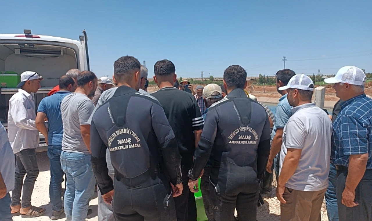 Şanlıurfa'da Sulama Kanalına Atlayan Şahsın Cesedi Bulundu