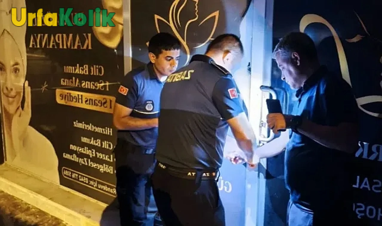 Karaköprü'de Kaçak Masaj Salonu Operasyonla Kapatıldı!