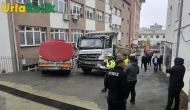 Arhavi'de Mazot Dolu Tanker Kontrolden Çıkarak Belediye Araçlarına ve Kaymakamlık Binasına Çarptı
