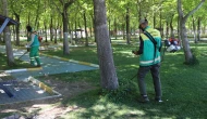 Karaköprü Belediyesi, Parkları Yaza Hazırlıyor