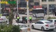 Şanlıurfa'da Havaya Karışan Dumanıyla Fark Edilen Araç Polis Ekiplerinin Dikkatini Çekti