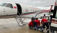 Şanlıurfa'da kalp hastalığı bulunan minik bebek, acil durum ambulans uçağıyla İstanbul'a sevk edildi.