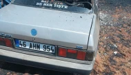 Siverek'te Tarlada Çıkan Yangında Bir Otomobil Yandı