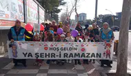 4-6 Yaş Kur’an Kursu Öğrencilerinden Ramazan Yürüyüşü
