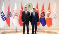 Başkan Özyavuz İçişleri Bakanı Mustafa Çiftçi'yi Ziyaret Etti