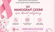 Harran'da Ücretsiz Meme Kanseri Tanısı Standı Kuruluyor