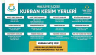 Haliliye’de Kurban Satış Ve Kesim Yerleri Belirlendi