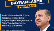 AK Parti Şanlıurfa’da Bayramlaşma Programı Düzenlenecek