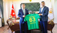 Şanlıurfaspor'un Yeni Yönetimi İlk Ziyaretlerini Başkan Özyavuz'a Yaptı