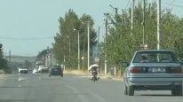 Motosikletli Sürücünün Tehlikeli Yolculuğu