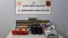 Viranşehir’de Kaçak Tütün ve Alkol Operasyonu