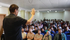 HARRAN BELEDİYESİ'NDEN SINAV ÖNCESİ ÖĞRENCİLERE MORAL SEMİNERİ