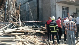Viranşehir’de İnşaatta Korkutan Çökme