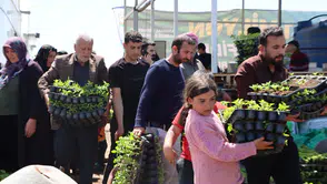 Büyükşehir, 1 Milyon Fide Dağıtarak Üreticiyi Destekledi