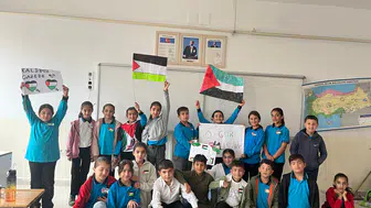 Ceylanpınar’da Okullardan Gazze’ye Anlamlı Destek