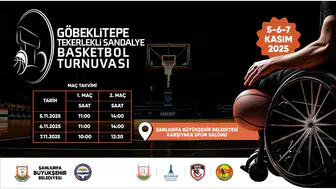 ŞANLIURFA’DA “1. GÖBEKLİTEPE TEKERLEKLİ SANDALYE BASKETBOL TURNUVASI” BAŞLIYOR